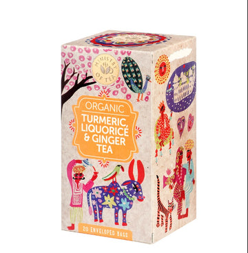 Ministry of Tea Org Turmeric Liquorice and Ginger Infusion Tea 20 bags - 3 Pack