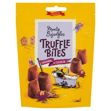 Monty Bojangles Caramel & Cookie Truffle Bites 100g - 5 Pack