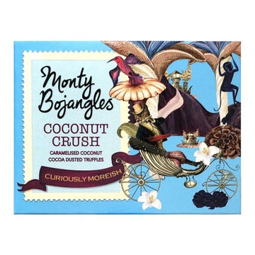 Monty Bojangles Coconut Crush Cocoa Dusted Truffles Gift Cube 150g - 2 Pack