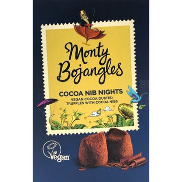 Monty Bojangles Cocoa Nib Nights Vegan Truffles Gift Box 180g