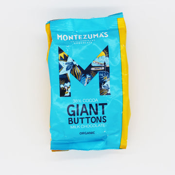 Montezumas Organic Smooth 37% Milk Chocolate Giant Buttons 180g