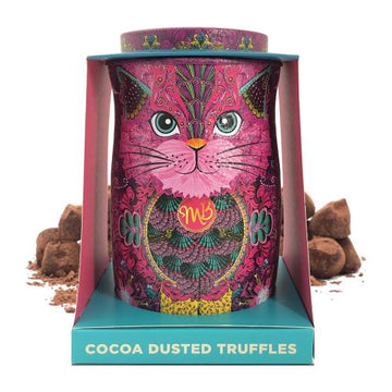 Monty Bojangles Persian Pink Choccy Scoffy Truffles LE Cat Tin 135g
