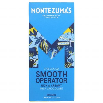 Montezumas Chocolate Smooth Operator Organic Milk Bar 90g - 4 Pack