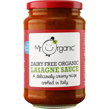 Mr Organic Mr Organic Dairy Free Lasagne Pasta Sauce 350g