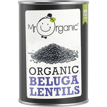 Mr Organic Mr Organic Beluga Lentils 400g