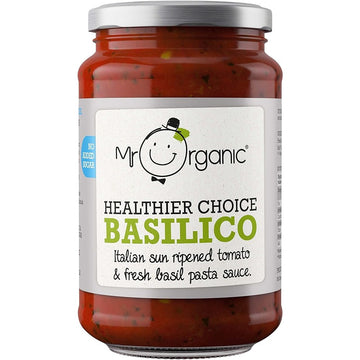 Mr Organic Mr Organic Healthier Choice Basilico Pasta Sauce 350g