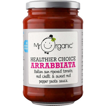 Mr Organic Mr Organic Healthier Choice Arrabbiata Pasta Sauce 350g - 6 Pack