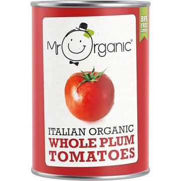 Mr Organic Mr Organic Whole Peeled Tomatoes 400g