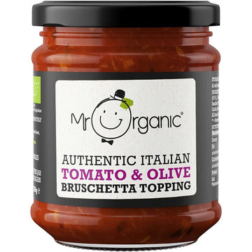 Mr Organic Mr Organic Tomato & Olive Bruschetta Topping 200g