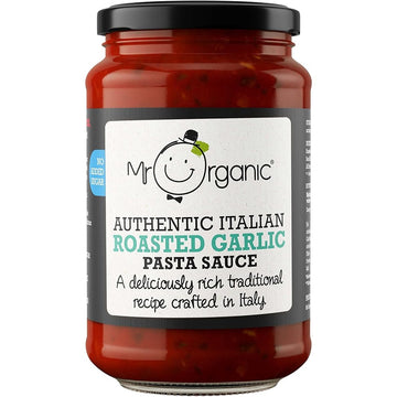 Mr Organic Authentic Italian Roasted Garlic Pasta Sauce 350g
