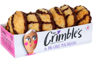 Mrs Crimbles Mrs Crimbles Large Plain Macaroons 200g - 12 Pack