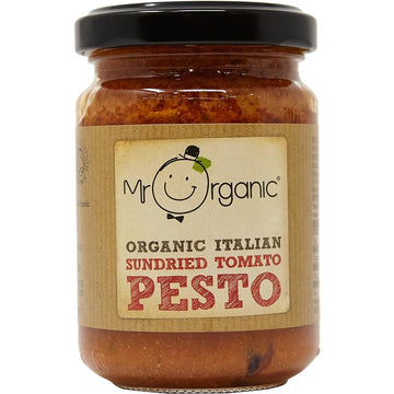 Mr Organic Mr Organic Sundried Tomato Pesto 130g - 6 Pack