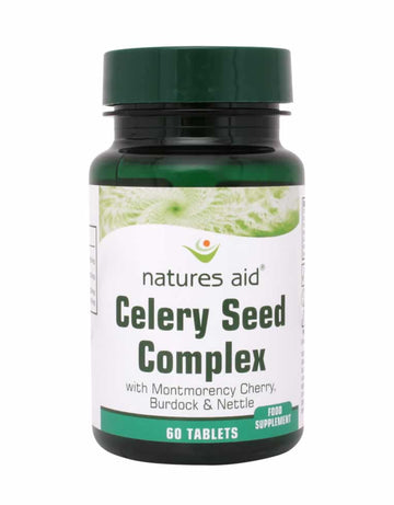 Celery Seed Complex with Montmorency Cherry, Burdock & Nettle 60 Tabs