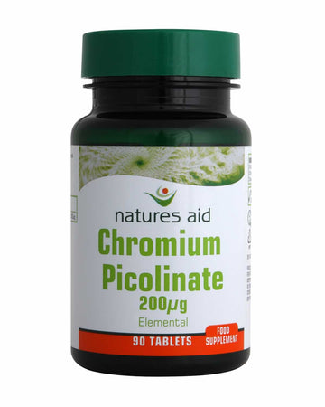 Chromium Picolinate 200?g elemental 90 Tabs