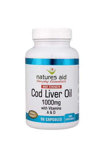 Cod Liver Oil (High Strength) 1000mg 90 Softgels