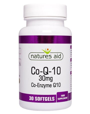 CO-Q-10 30mg (Co-Enzyme Q10) 30 Softgels