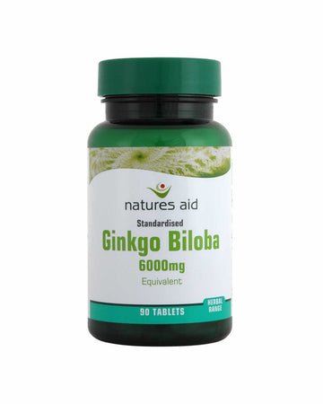 Ginkgo Biloba 120mg (6000mg equiv) 90 Tabs