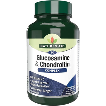 Natures Aid Glucosamine 500mg & Chondroitin 100mg Complex 90 tabs