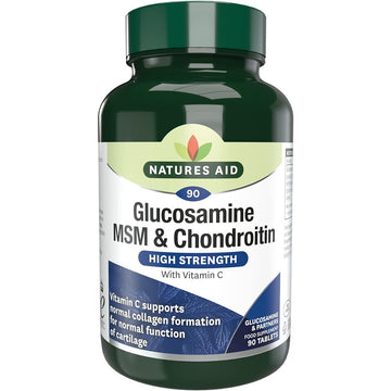 Glucosamine 500mg, MSM 500mg + Chondroitin 100mg (with Vit C) 90 Tabs