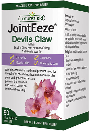 JointEeze? 300mg (Equivalent 1050-1500mg of Devils Claw root) 90 Tabs