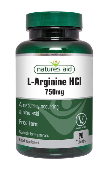L-Arginine HCl 750mg 90 Tabs