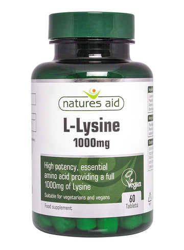 L-Lysine 1000mg 60 Tabs