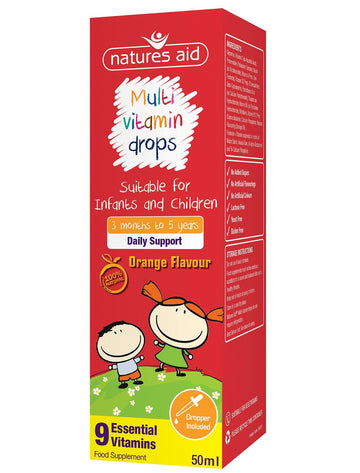 Multi-vitamin Mini Drops for infants & children 50ml