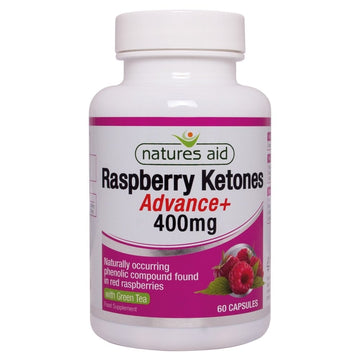 Natures Aid Raspberry Ketones Advance + with Green Tea 60 tabs