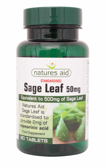 Sage Leaf 50mg (500mg equiv) 90 Tabs