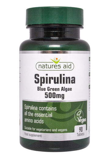 Organic Spirulina 500mg 90 Vcaps