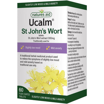 Natures Aid Ucalm 300mg 60 Tabs