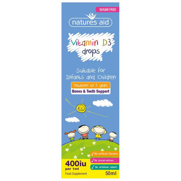 Vitamin D3 200iu Mini Drops for infants & children 50ml