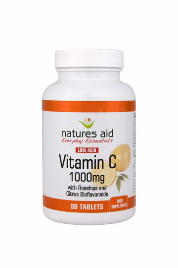 Vitamin C 1000mg Low Acid + Rosehips & Citrus Bioflavonoids 90 Tabs