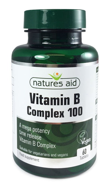 Vit B Complex  100mg Time Release (Mega Potency)  60 Tabs