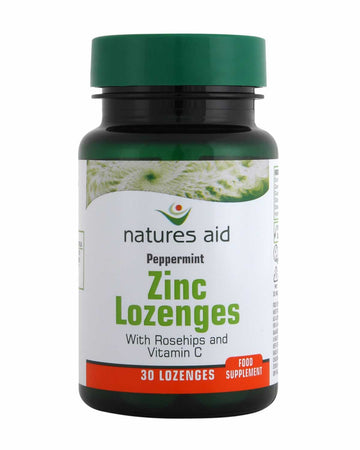 Zinc Lozenge (Peppermint) with Rosehip + Vitamin C 30 Loz
