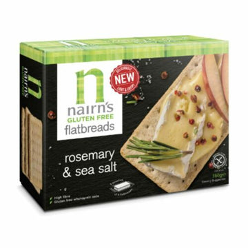 Nairns Gluten Free Flat Bread Rosemary & Sea Salt 150g