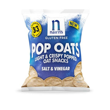 Nairns Gluten Free Salt & Vinegar Pop Oats 20g - 12 Pack