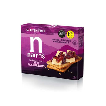 Nairns Gluten Free Caramelised Onion Flatbreads 150g