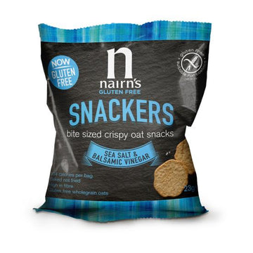 Nairns Gluten Free Sea Salt & Balsamic Vinegar Snackers 23g