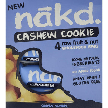 Nakd Nakd Cashew Cookie 4x35g