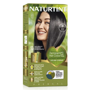 Naturtint Permanent Hair Colourant Ebony Black 1N 170ml