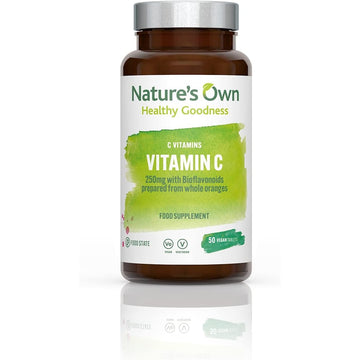 Natures Own Vitamin C with Bioflavonoids Low Acid 250mg 50 tab