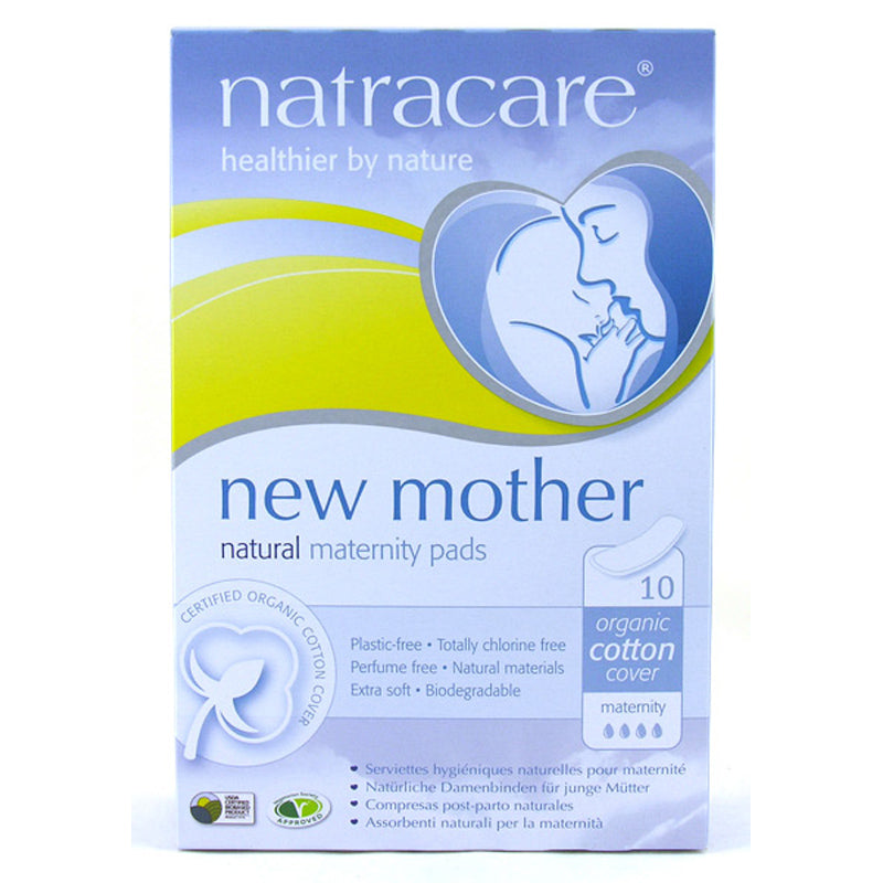 Natracare Natural Maternity Pads (10 pads) | Gudz.com