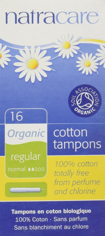 Natracare Organic Applicator Tampons Regular x 16