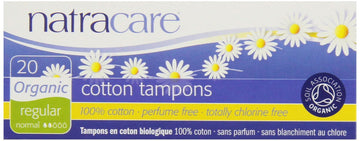Natracare Organic Non-Applicator Tampons Regular x 20