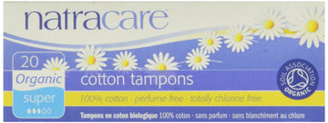 Natracare Organic Non-Applicator Tampons Super x 20