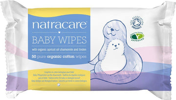 Natracare Organic Baby Wipes x 50