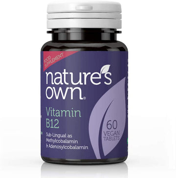 Natures Own Vitamin B12 Methylcobalamin & Adenosylcobalamin 60s