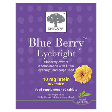 New Nordic Blueberry Eyebright 60 Tablets