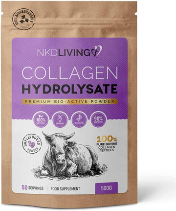 NKD Living Collagen Hydrolysate Bio-Active Peptide Powder 500g